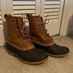 Brown LL Bean Bean Duck Boots